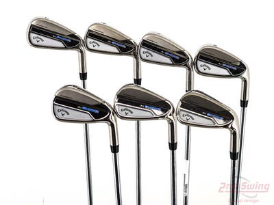 Mint Callaway Paradym Ai Smoke Iron Set 5-PW AW True Temper Elevate MPH 95 Steel Regular Right Handed STD