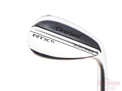 Mint Cleveland RTX 6 ZipCore Tour Satin Wedge Sand SW 56° 12 Deg Bounce Full True Temper Dynamic Gold Spinner Tour Issue Steel Wedge Flex Right Handed 35.5in