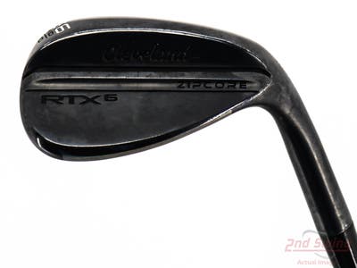 Mint Cleveland RTX 6 ZipCore Black Satin Wedge Sand SW 56° 10 Deg Bounce Mid True Temper Dynamic Gold Spinner Tour Issue Steel Wedge Flex Right Handed 35.5in