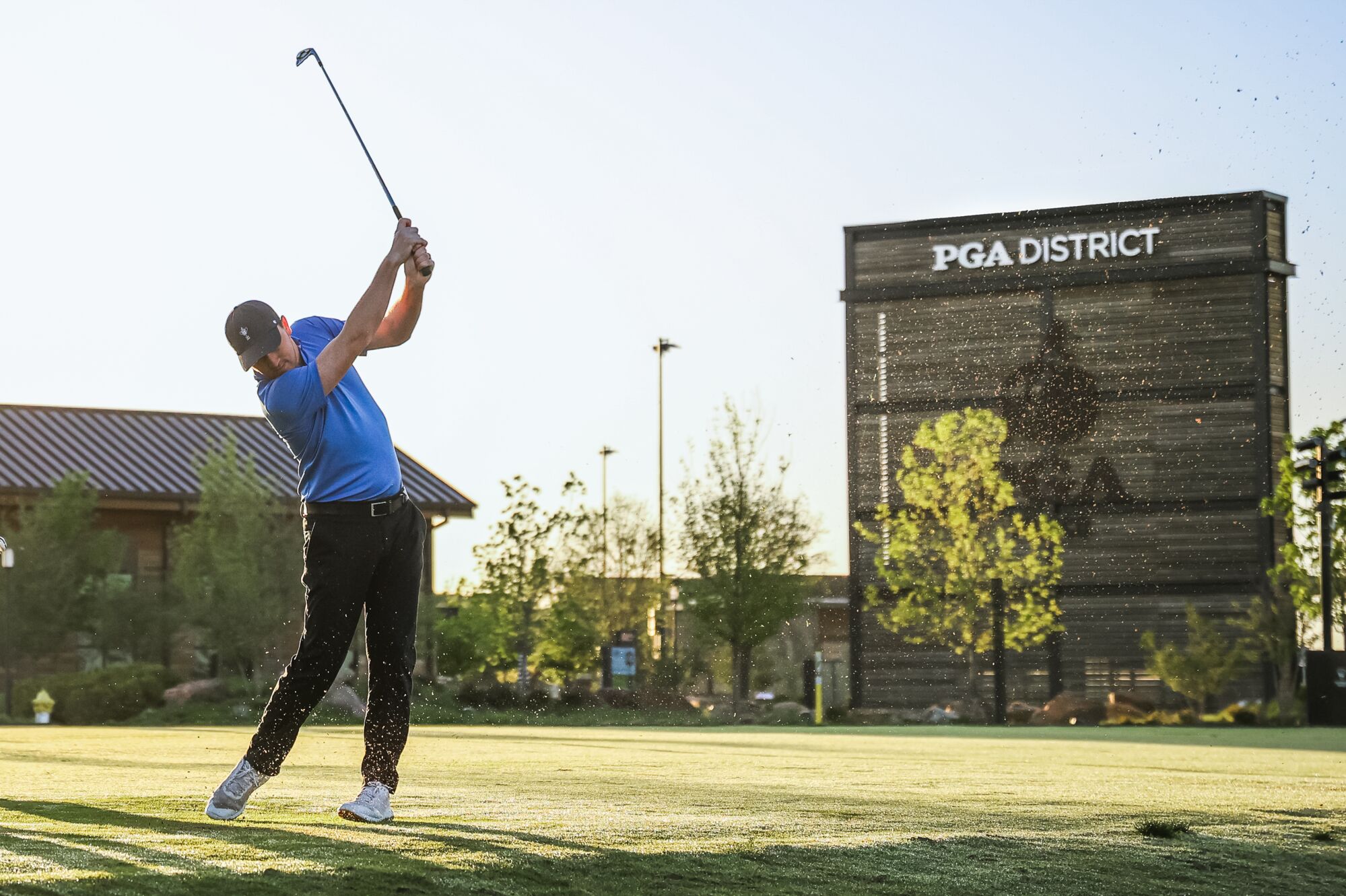 a majestic golfer at the pga coaching center