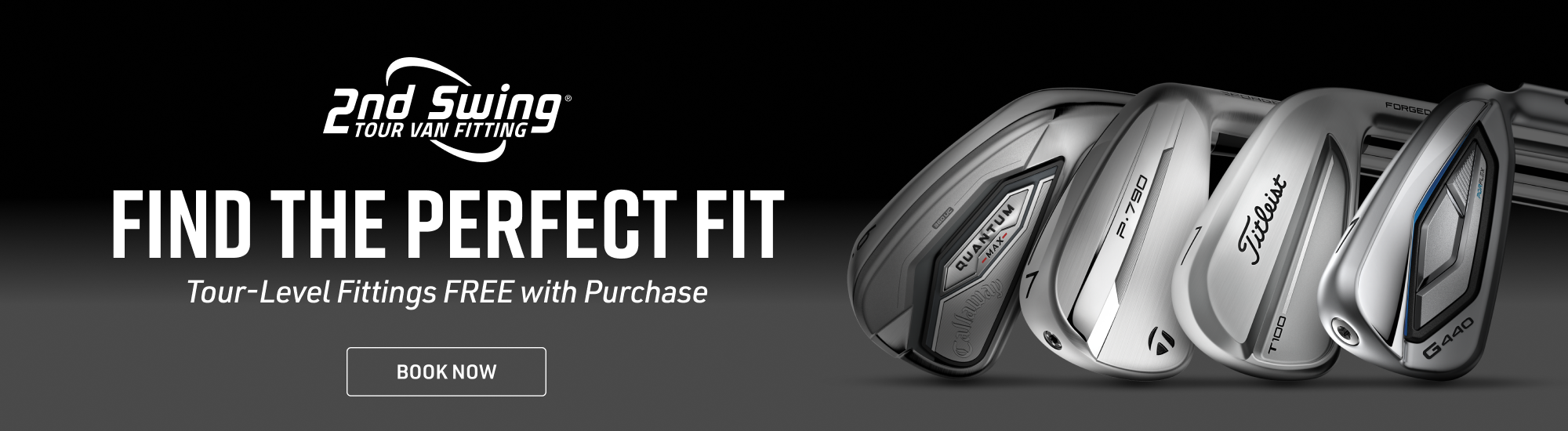 find the perfect fit | tour level fittings free with purchase