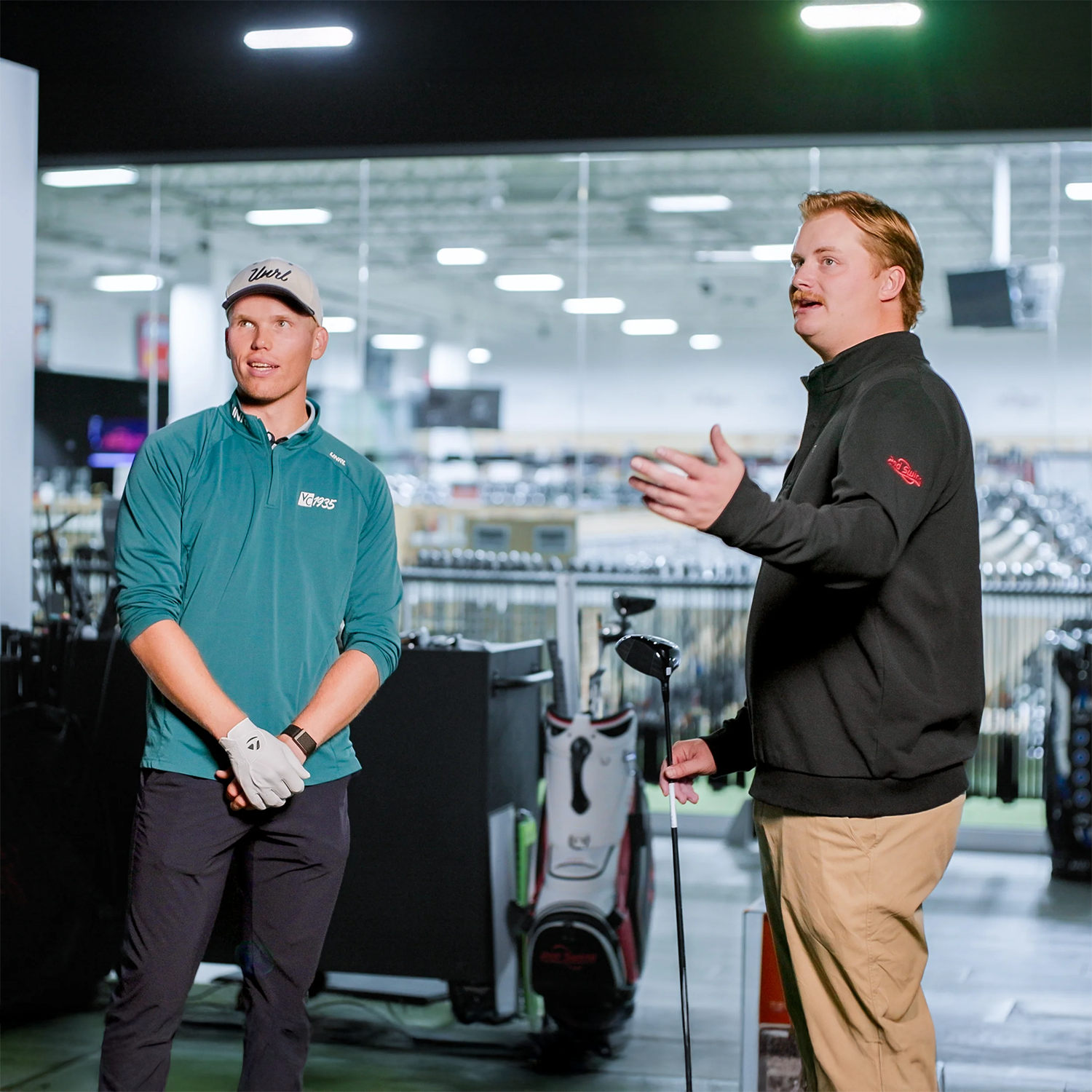 a lefty golf fitting